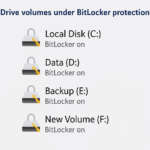 BitLocker-protected drive volumes